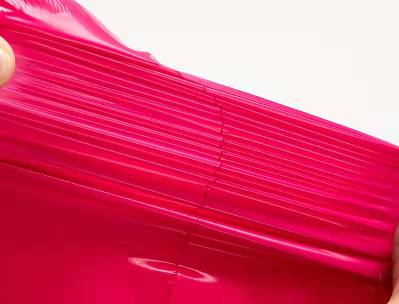 沙洋玫红色快递袋-05